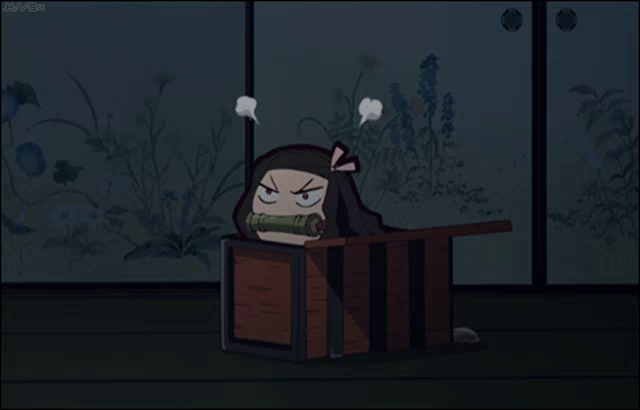 Nezuko Kamado Angry Gif Nezukokamado Angry Kimetsunoyaiba Discover Share Gifs