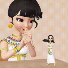 animated cute dolls