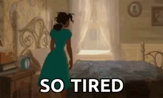 Tired Exhausted GIF - Tired Exhausted Cartoon - Discover & Share GIFs