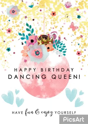 Happy Birthday Dancing Queen Gifs Tenor