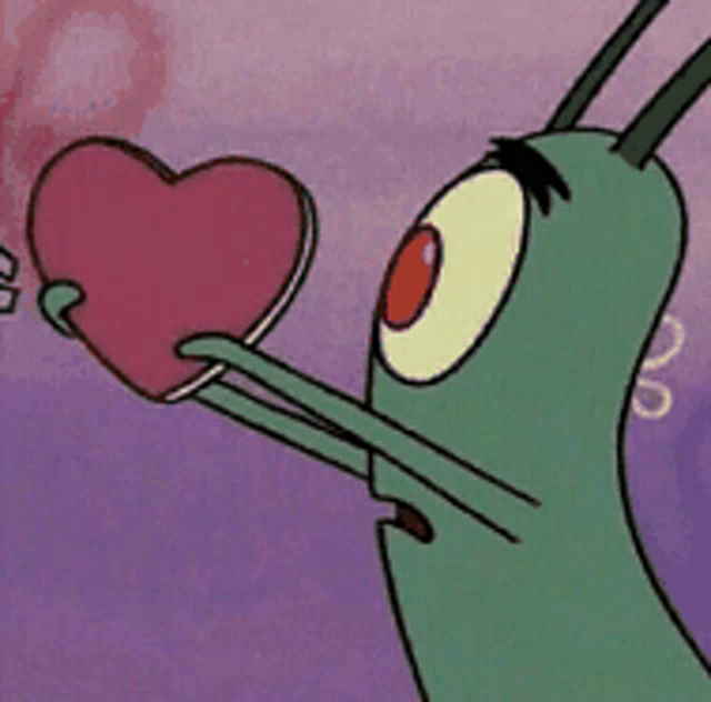 Plankton Heart Gif Plankton Heart Letmeeatitfromtheback Discover Share Gifs