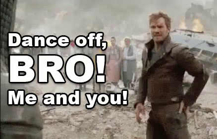 Dance Off Bro Guardians Of The Galaxy Gif