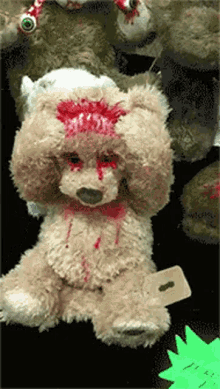 angry bear stuffed animal