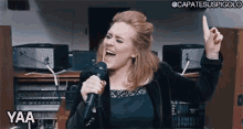 Yass GIF - Adele Sing HighNote GIFs