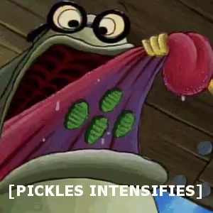 Mr Pickles Frog