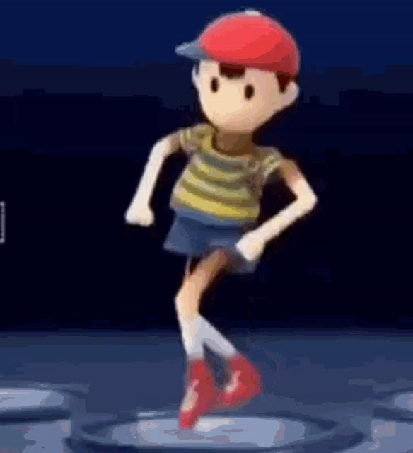 Earthbound Ness Gif Earthbound Ness Cursed Discover Share Gifs