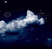Anime Night Sky Background Gif / Wanna use it for commercial purposes