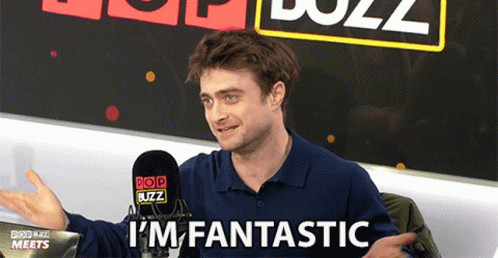 Im Fantastic Daniel Radcliffe GIF - Im Fantastic Daniel Radcliffe Popbuzz GIFs