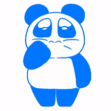 animal panda cute sad cry