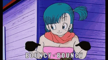 Bouncy Bulma GIF - Bouncy Bulma Dragon Ball Z GIFs