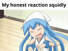 Ika Musume Squid Girl GIF - Ika Musume Squid Girl My Honest Reaction GIFs