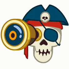 spying skull