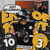Pittsburgh Steelers (3) Vs. Cincinnati Bengals (10) First-second Quarter Break GIF - Nfl National Football League Football League GIFs