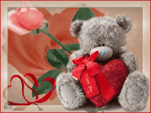 Teddy Love GIF - Teddy Love Heart GIFs