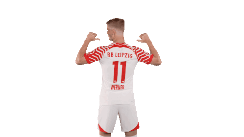Pointing At My Back Timo Werner Sticker - Pointing At My Back Timo Werner Rb Leipzig Stickers