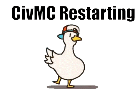 Restarting Civmc Sticker - Restarting Civmc Stickers