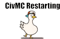 Restarting Civmc Sticker - Restarting Civmc Stickers