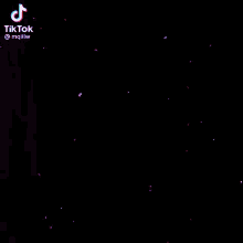 a blurry picture of a person standing in the water with a tiktok watermark