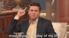 David Burtka Tells Us About The Most Important Day Of His Life On The Meredith Vieira Show! GIF - The Meredith Vieira Show David Burtka Most Important Day Of My Life GIFs
