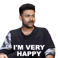I'M Very Happy Varun Tej Sticker - I'M Very Happy Varun Tej Pinkvilla Stickers