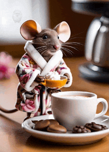 Mouse Coffee GIF - Mouse Coffee Good Morning GIFs