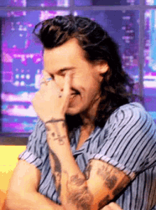 Laughter Harry Styles GIF - Laughter Harry Styles One Direction GIFs