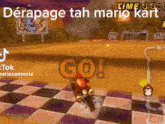 Mario Kart Dérapage GIF - Mario Kart Mario Dérapage GIFs