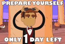 Prepare Yourself Only 1 Day Left GIF - 24hours 1day 1day Left GIFs