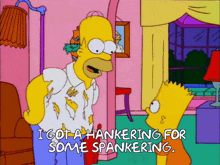 Hankering For Some Spankering Simpsons GIF - Hankering For Some Spankering Spankering Hankering GIFs