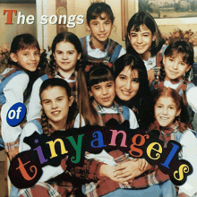 a group of young girls are on the cover of the songs of tinyangels