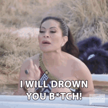 I Will Drown You Jen Shah GIF - I Will Drown You Jen Shah Real Housewives Of Salt Lake City GIFs