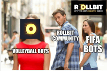 Rollbit V2bots GIF - Rollbit V2bots Distractedboyfriend GIFs
