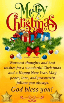 Christmas Blessings Message GIF - Christmas Blessings Message GIFs