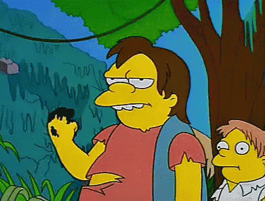 Simpsons GIF - the hunt is on