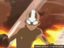 The Last Air Bender Avatar State GIF - The Last Air Bender Avatar State Four Elements GIFs