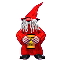 Bugger Off I'M Not Santa Not Santa Sticker - Bugger Off I'M Not Santa Not Santa Red Wizard Stickers