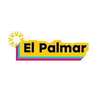 a colorful logo that says el palmar on it