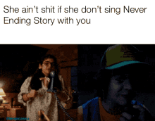 Never Ending Story Stranger Things GIF - Never Ending Story Stranger Things She Aint Shit GIFs