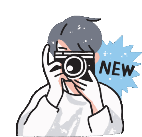 New Camera Sticker - New Camera Photograph Stickers