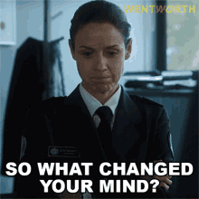 So What Changed Your Mind Vera Bennett GIF - So What Changed Your Mind Vera Bennett Wentworth GIFs
