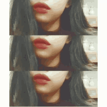 Red Lips GIF - Red Lips Flirty GIFs