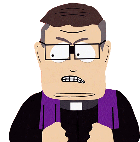 Angry Father Maxi Sticker - Angry Father Maxi South Park Stickers