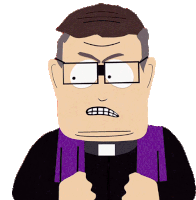 Angry Father Maxi Sticker - Angry Father Maxi South Park Stickers