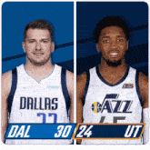 Dallas Mavericks (30) Vs. Utah Jazz (24) Half-time Break GIF - Nba Basketball Nba 2021 GIFs