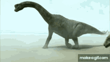 tyrannosaurus rex hunting sauropod running bite