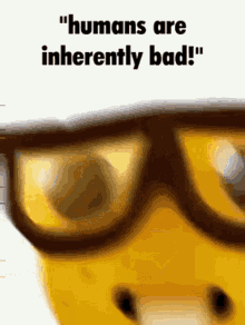 nerd humans are inhertently bad nerd emoji meme