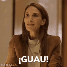 Guau Nuria GIF - Guau Nuria Mónica Huarte GIFs