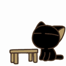 kitten table