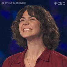 Smiling Celia GIF - Smiling Celia Family Feud Canada GIFs