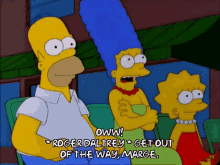 the simpsons the who roger daltrey get out marge